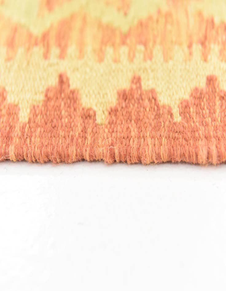 Detail image of  4' 10 x 6' 8  Hand Woven Kilim Waziri Wool Rug