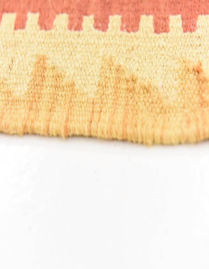 Detail image of  4' 9 x 6' 6  Hand Woven Kilim Waziri Wool Rug