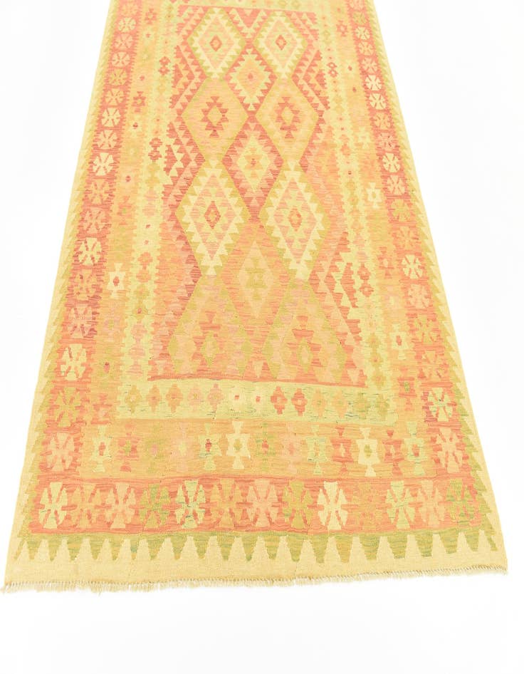 Detail image of  4' 10 x 6' 9  Hand Woven Kilim Waziri Wool Rug