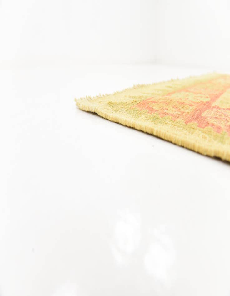 Detail image of  4' 10 x 6' 9  Hand Woven Kilim Waziri Wool Rug