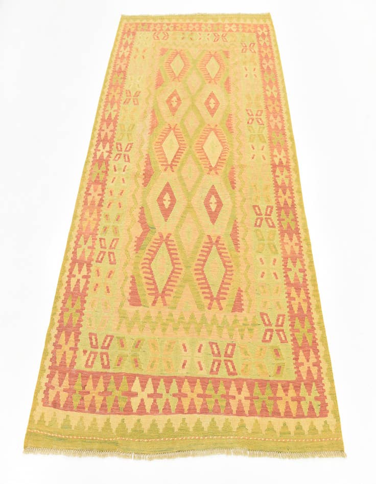 Detail image of  4' 8 x 6' 7  Hand Woven Kilim Waziri Wool Rug