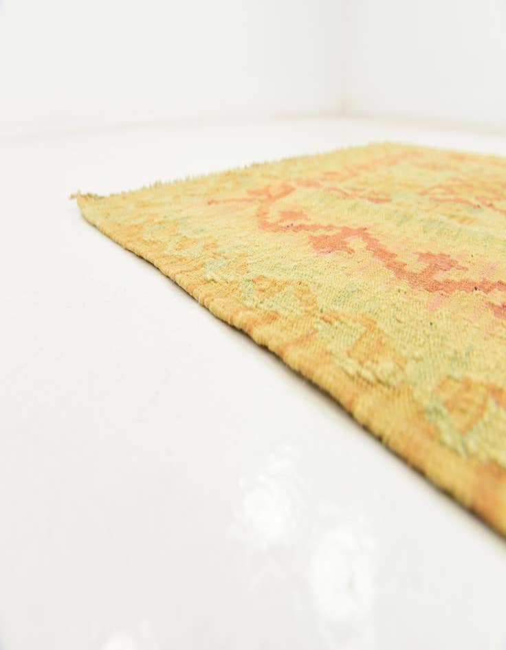 Detail image of  3' 3 x 4' 8  Hand Woven Kilim Waziri Wool Rug