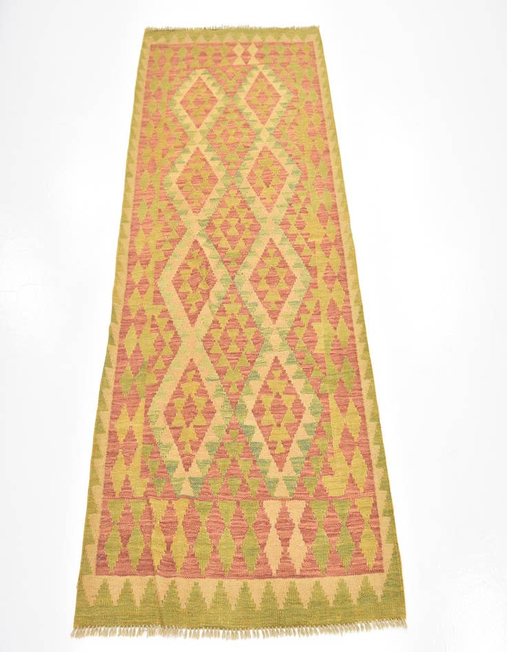 Detail image of  3' x 5' 2  Hand Woven Kilim Waziri Wool Rug