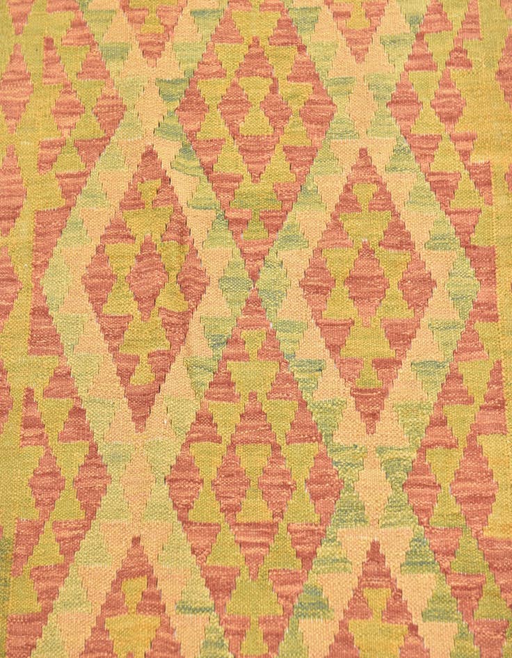 Detail image of  3' x 5' 2  Hand Woven Kilim Waziri Wool Rug