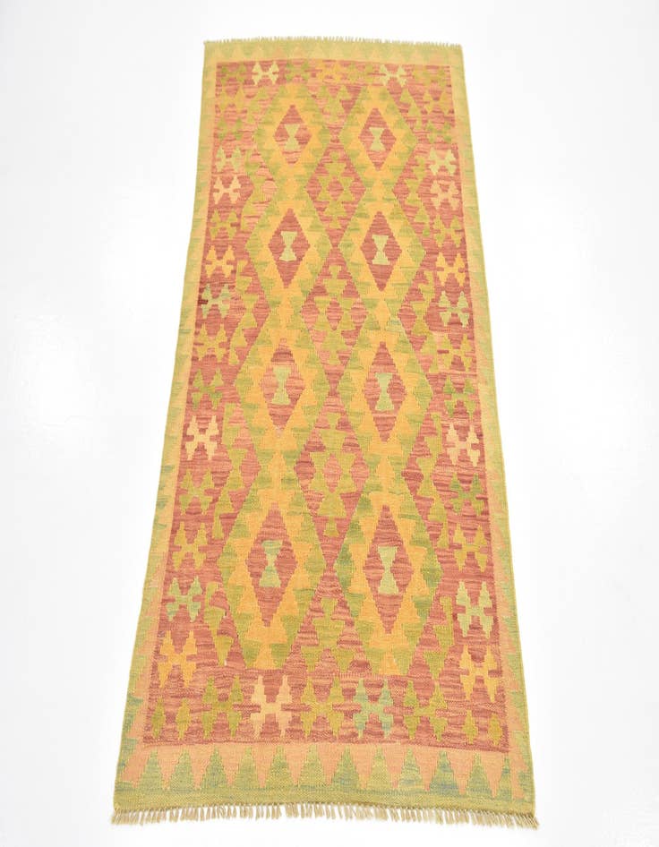 Detail image of  3' x 5' 2  Hand Woven Kilim Waziri Wool Rug