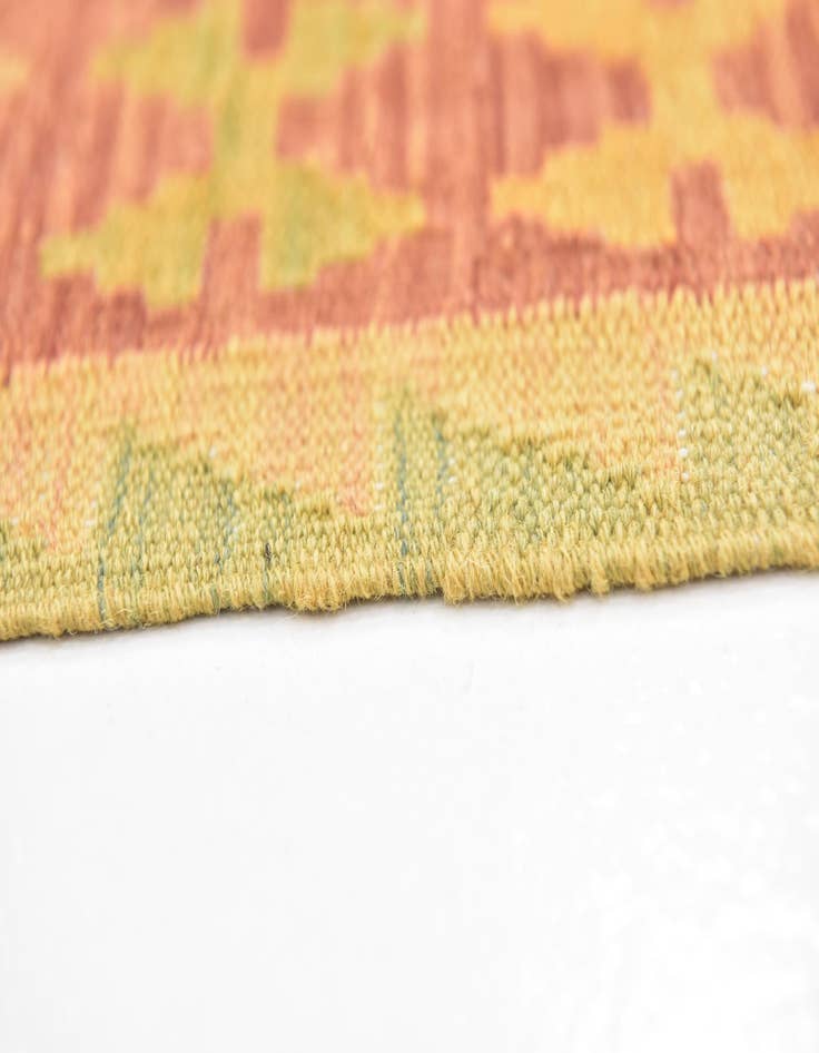 Detail image of  3' x 5' 2  Hand Woven Kilim Waziri Wool Rug