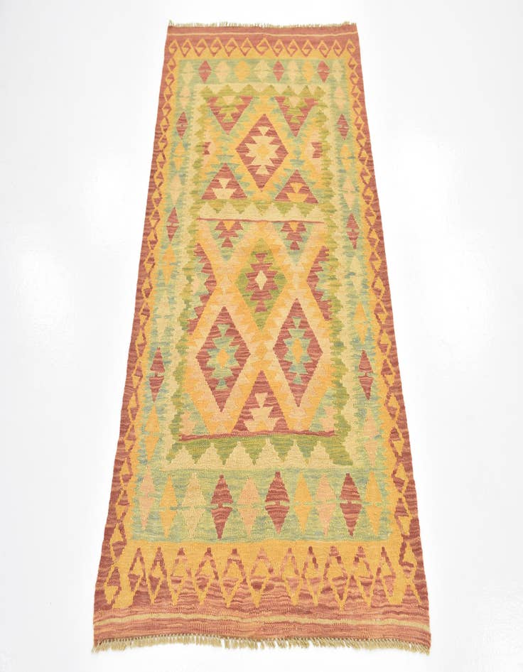 Detail image of  3' x 5' 4  Hand Woven Kilim Waziri Wool Rug