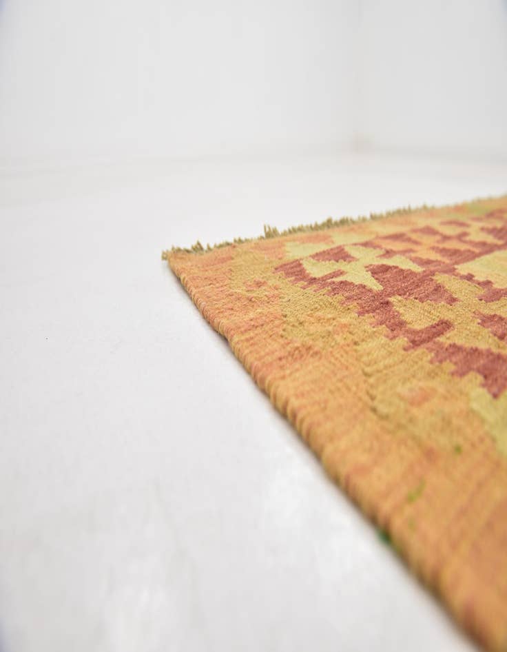 Detail image of  3' x 4' 10  Hand Woven Kilim Waziri Wool Rug