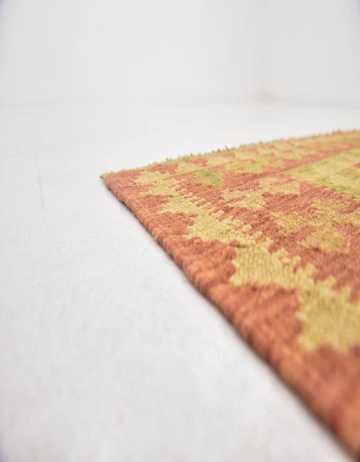Detail image of  3' 4 x 5'  Hand Woven Kilim Waziri Wool Rug