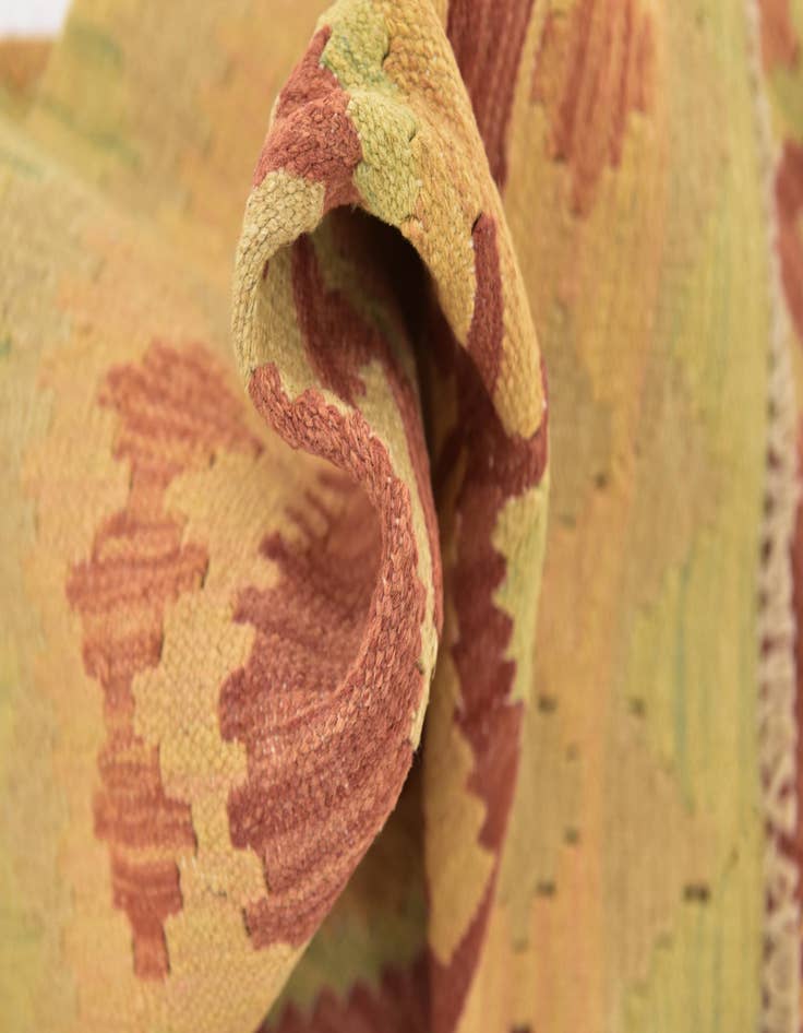 Detail image of  2' 9 x 4' 2  Hand Woven Kilim Waziri Wool Rug