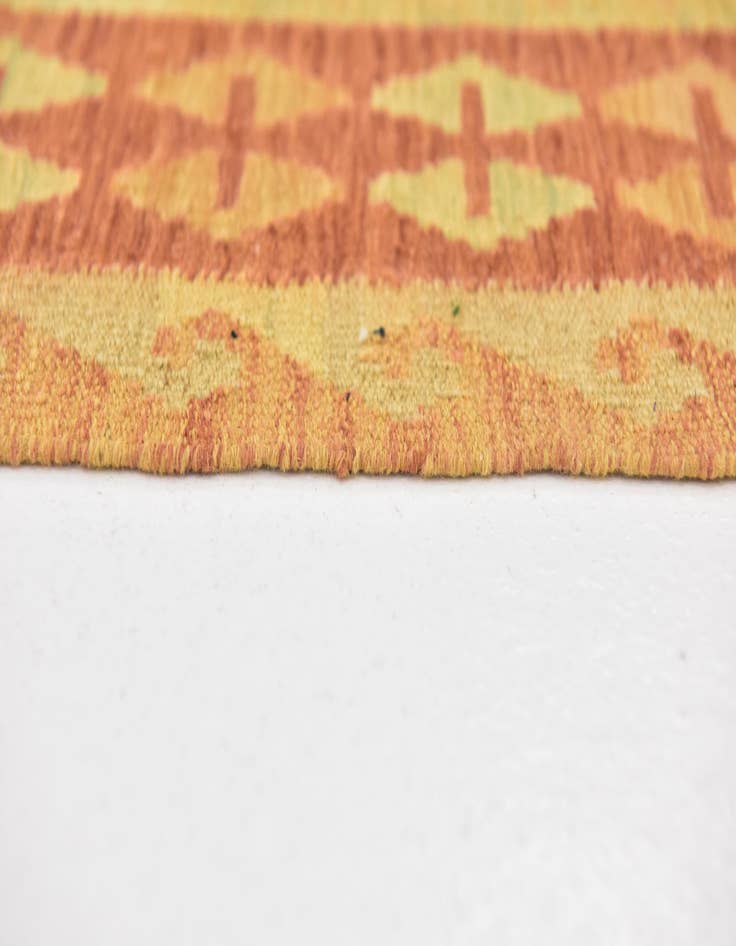 Detail image of  3' x 4' 5  Hand Woven Kilim Waziri Wool Rug