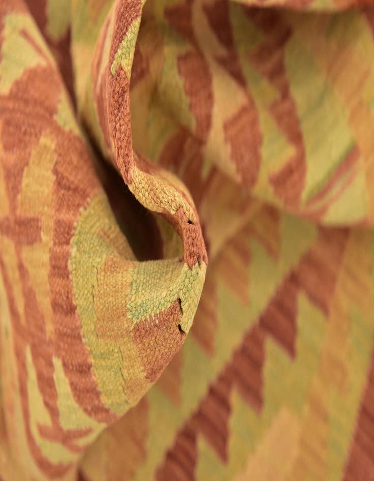 Detail image of  3' x 4' 5  Hand Woven Kilim Waziri Wool Rug