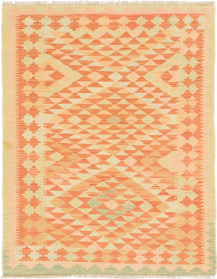 Primary image of  2' 8 x 4' 3  Hand Woven Kilim Waziri Wool Rug
