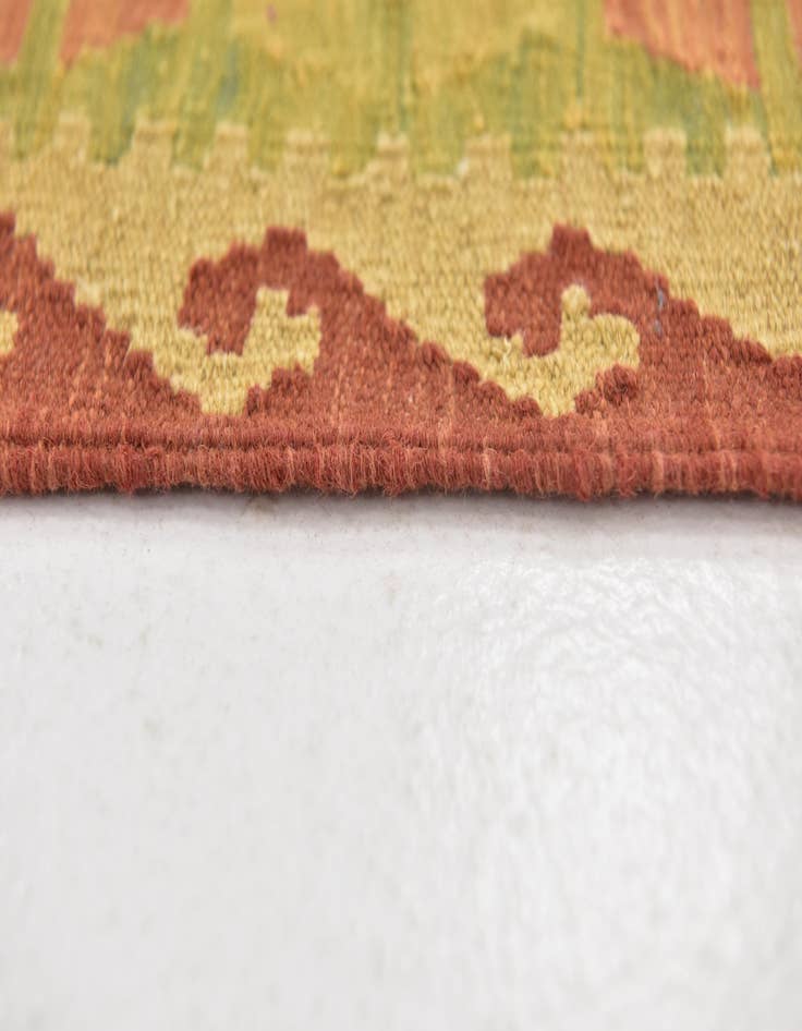 Detail image of  3' x 4' 4  Hand Woven Kilim Waziri Wool Rug