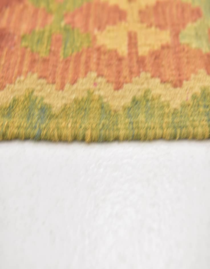 Detail image of  2' 6 x 4' 5  Hand Woven Kilim Waziri Wool Rug