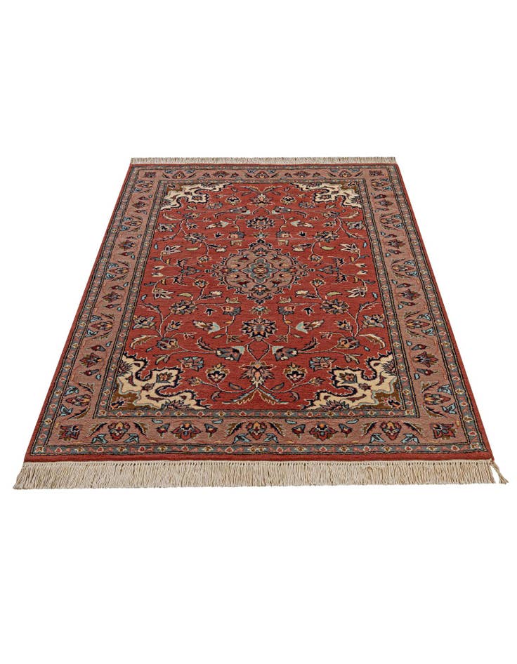 Detail image of  4' 1 x 6' 4  Hand Knotted Lahour Oriental Wool Rug