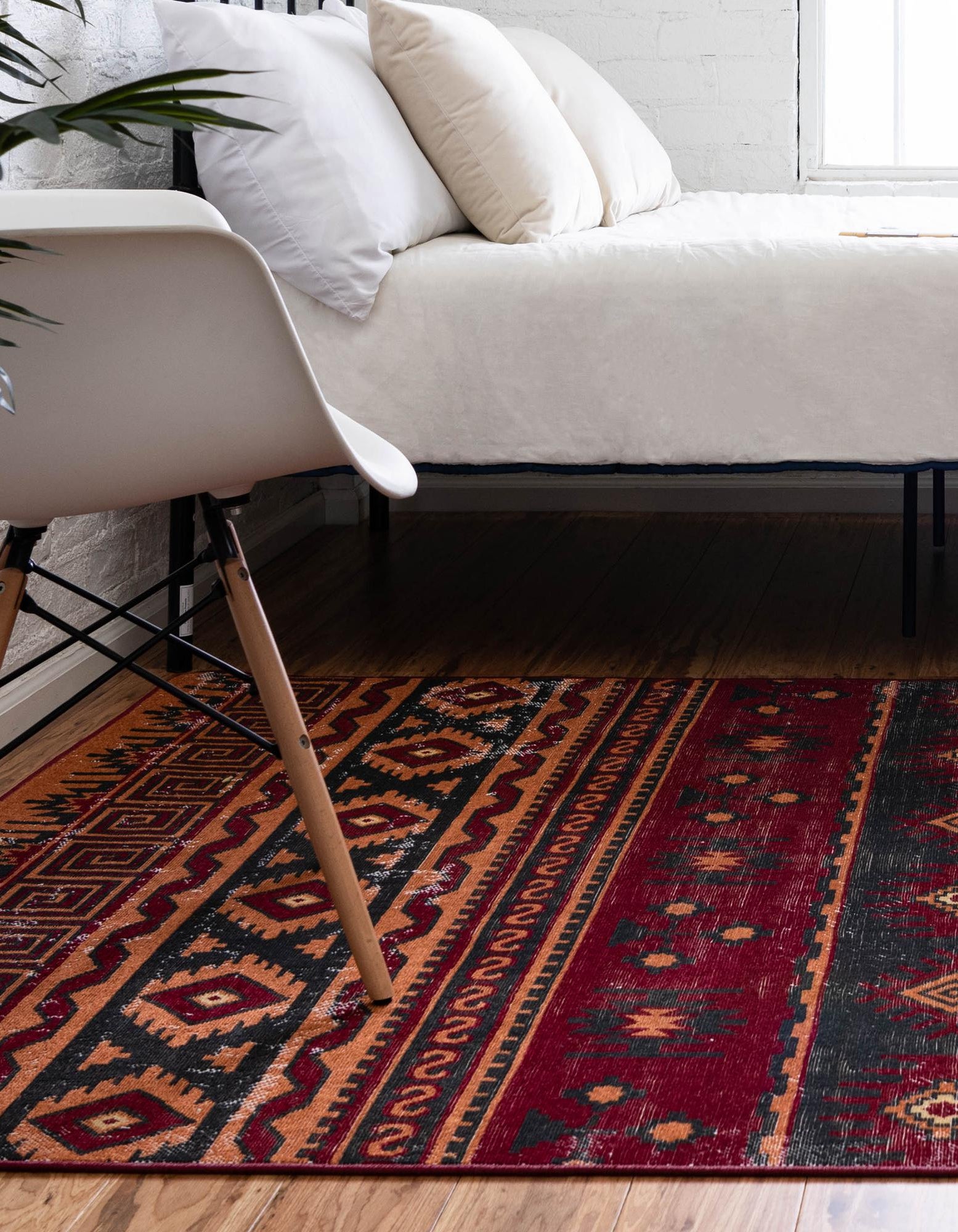 Rust Red 4' x 6' Lucerne Rug | Rugs.com