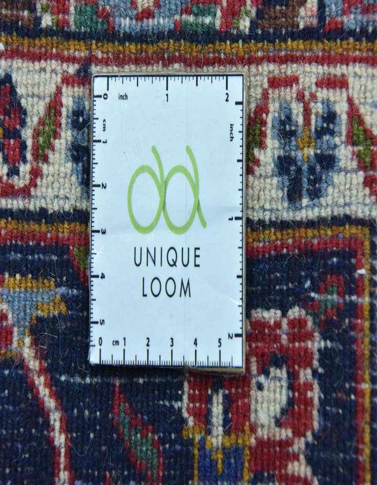 Detail image of  9' 7 x 12' 5  Hand Knotted Mashad Persian Wool Rug