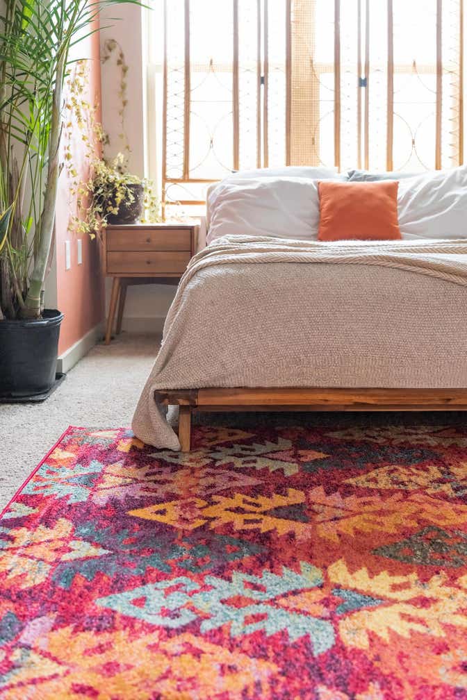 Rust Red 5' x 8' Mesa Rug | Rugs.com