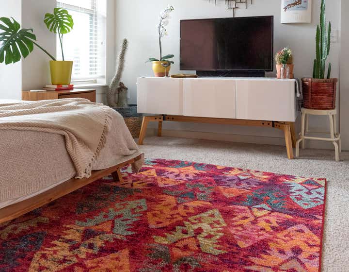 Rust Red 5' x 8' Mesa Rug | Rugs.com