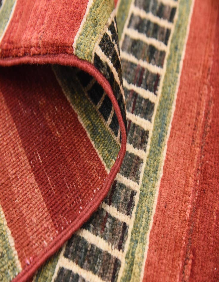 Detail image of  4' 10 x 6' 5  Hand Knotted Modern Ziegler Rug