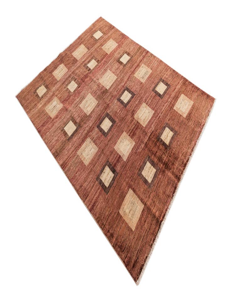 Detail image of  4' 9 x 6' 1  Hand Knotted Modern Ziegler Rug