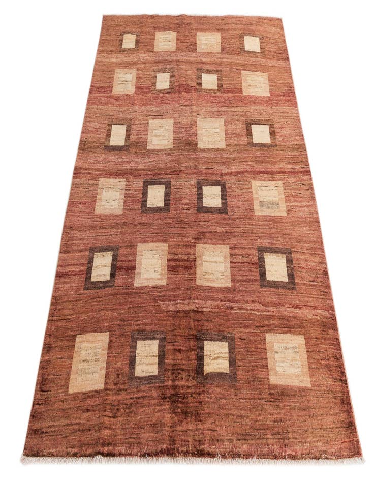 Detail image of  4' 9 x 6' 1  Hand Knotted Modern Ziegler Rug