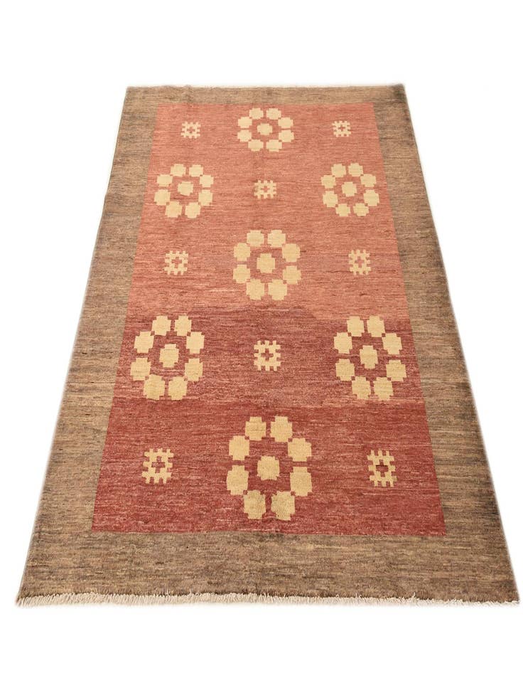 Detail image of  5' x 6' 4  Hand Knotted Modern Ziegler Rug