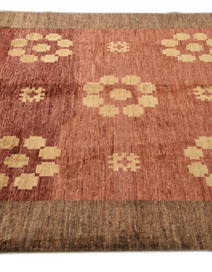 Detail image of  5' x 6' 4  Hand Knotted Modern Ziegler Rug