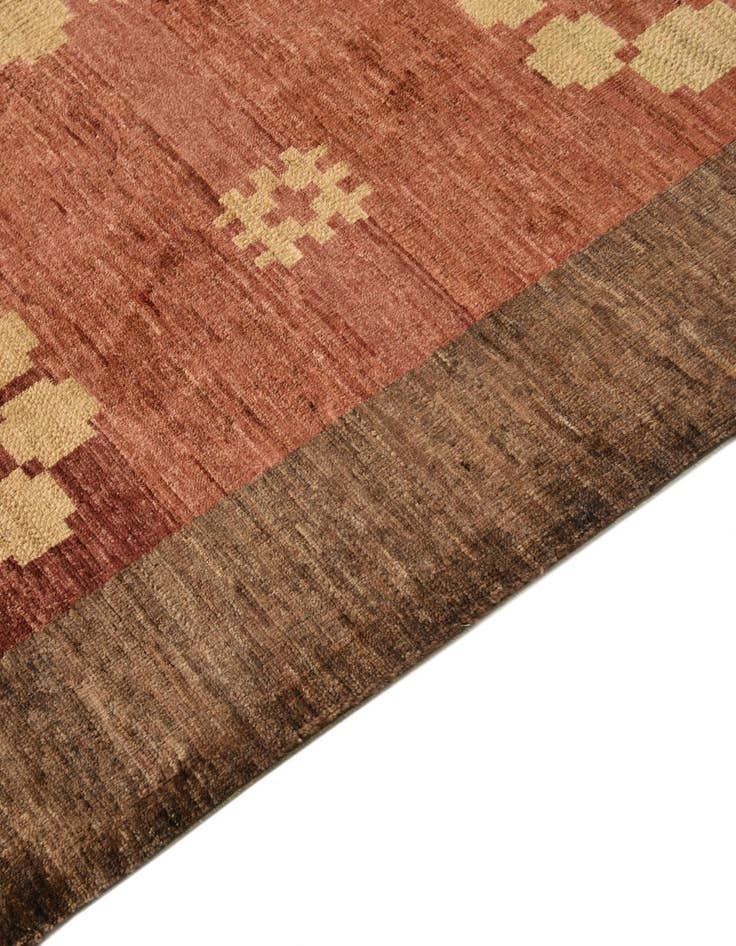 Detail image of  5' x 6' 4  Hand Knotted Modern Ziegler Rug