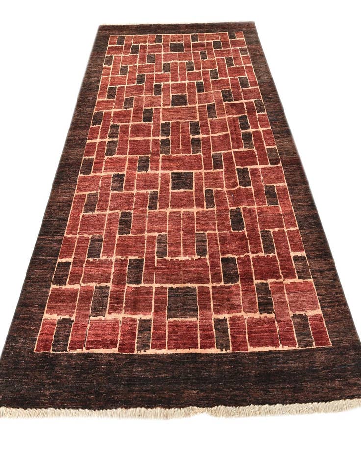 Detail image of  6' 7 x 9' 8  Hand Knotted Modern Ziegler Rug