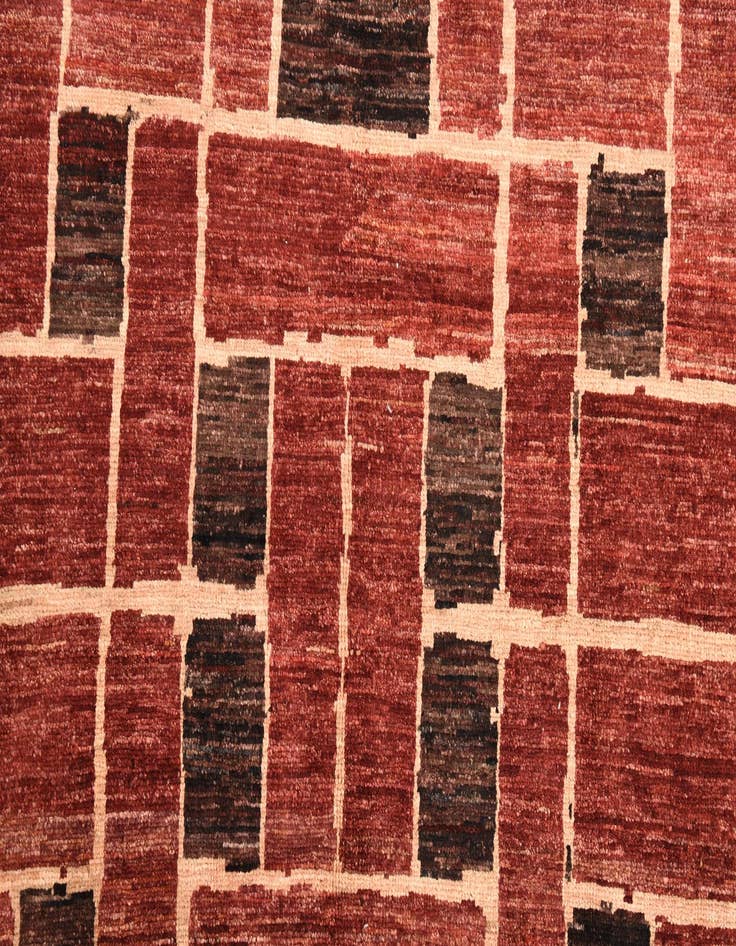 Detail image of  6' 7 x 9' 8  Hand Knotted Modern Ziegler Rug
