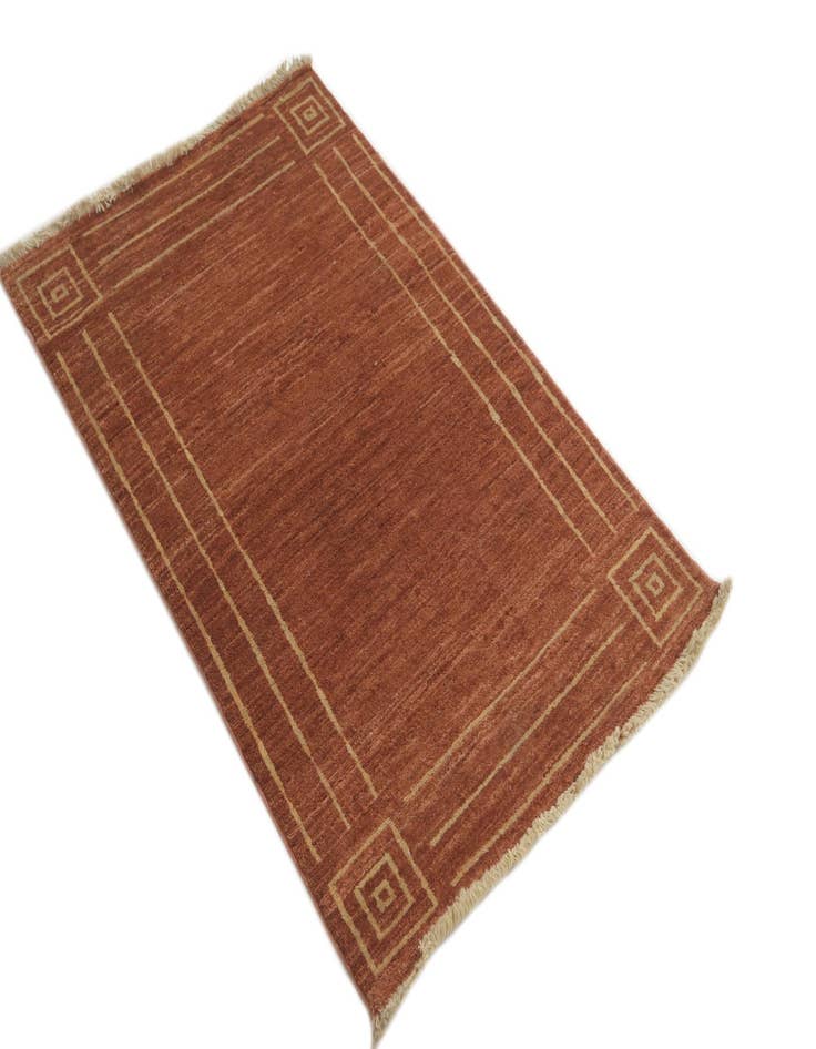 Detail image of  2' 7 x 4' 1  Hand Knotted Modern Ziegler Rug