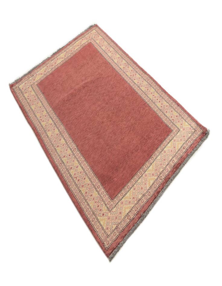 Detail image of  4' 2 x 5' 9  Hand Knotted Modern Ziegler Rug