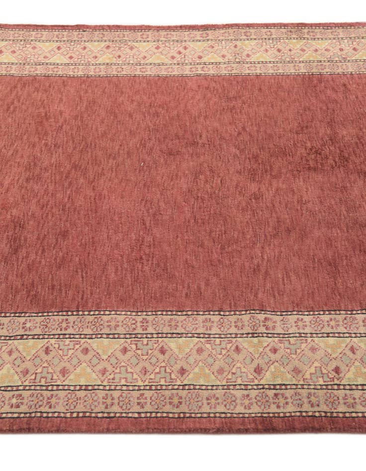 Detail image of  4' 2 x 5' 9  Hand Knotted Modern Ziegler Rug