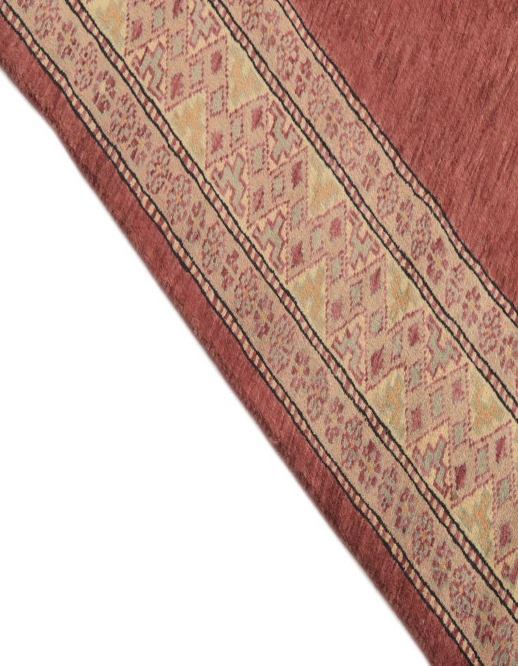 Detail image of  4' 2 x 5' 9  Hand Knotted Modern Ziegler Rug