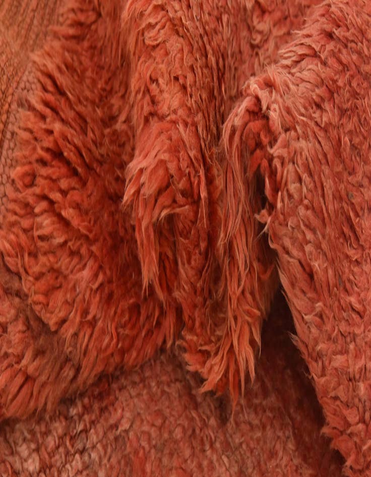 Detail image of  5' 9 x 6' 6  Hand Knotted Moroccan Wool Rug