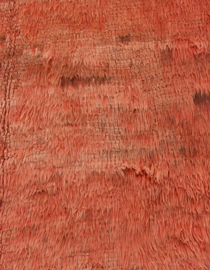 Detail image of  5' 9 x 6' 6  Hand Knotted Moroccan Wool Rug