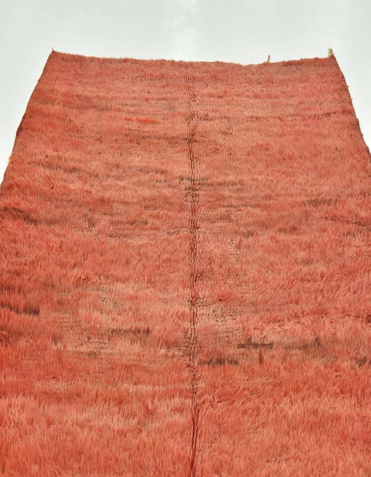 Detail image of  5' 9 x 6' 6  Hand Knotted Moroccan Wool Rug