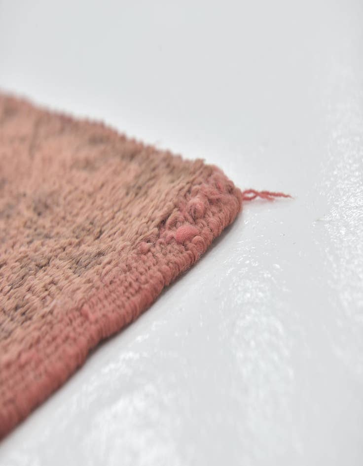 Detail image of  5' 6 x 8' 6  Hand Knotted Moroccan Wool Rug