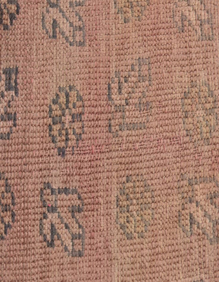 Detail image of  5' 6 x 8' 6  Hand Knotted Moroccan Wool Rug