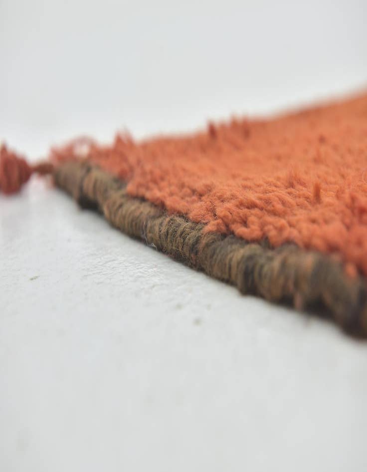 Detail image of  4' 3 x 6'  Hand Knotted Moroccan Wool Rug