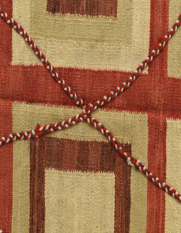 Detail image of 3' 8 x 6' 2 Hand Knotted Moroccan Wool Rug