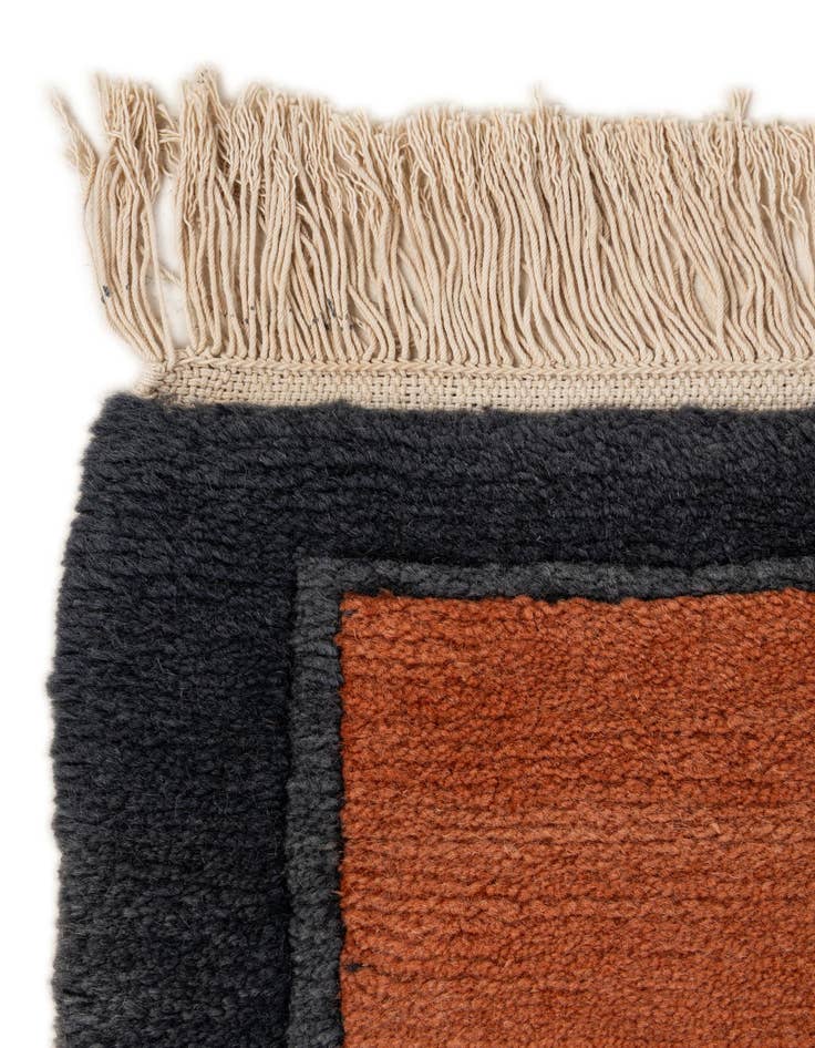 Detail image of  6' 7 x 9' 7  Hand Knotted Nepal Wool Rug