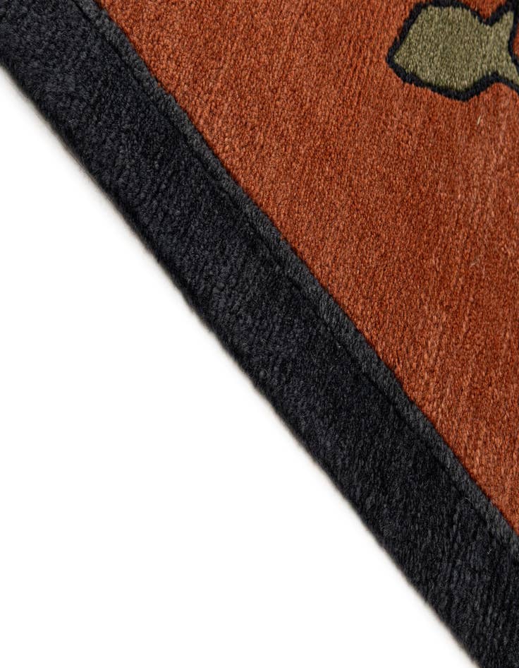 Detail image of  6' 7 x 9' 7  Hand Knotted Nepal Wool Rug