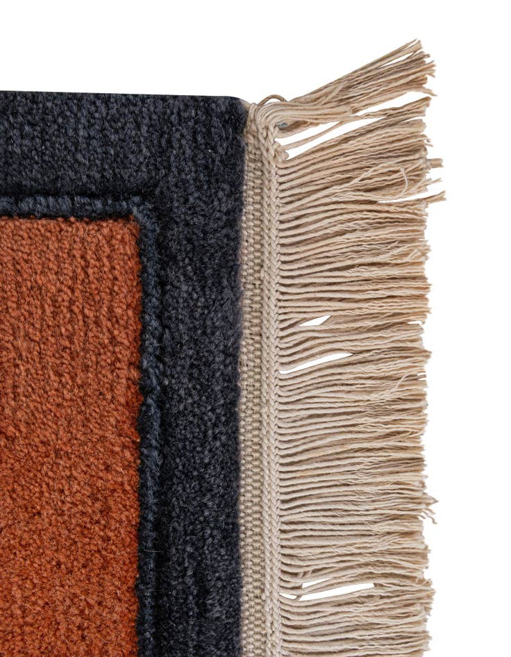 Detail image of  4' 8 x 6' 7  Hand Knotted Nepal Wool Rug