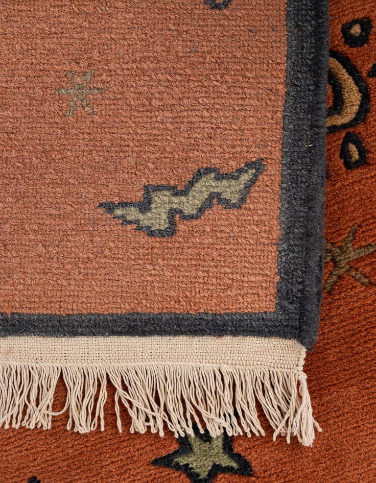 Detail image of  2' 5 x 4' 7  Hand Knotted Nepal Wool Rug