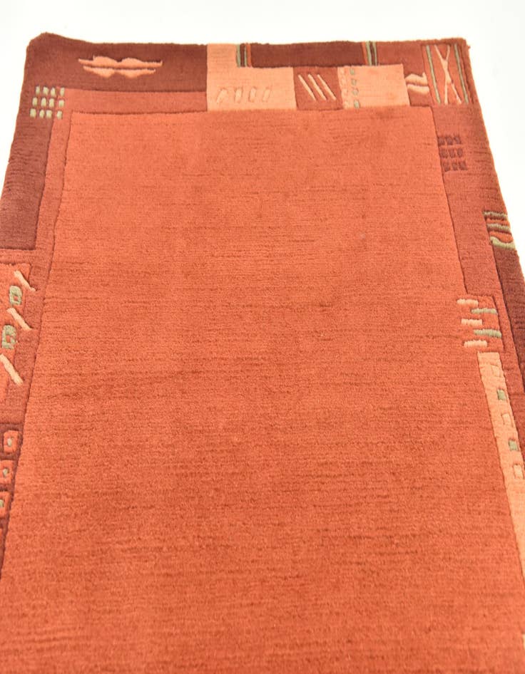 Detail image of  2' 5 x 4' 8  Hand Knotted Nepal Wool Rug