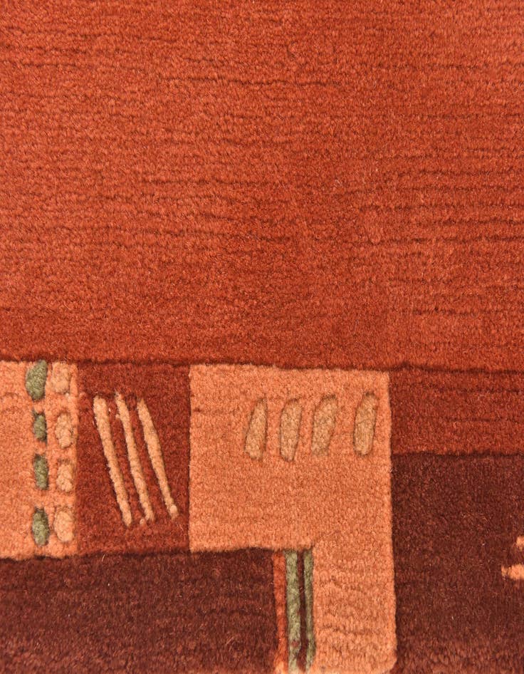 Detail image of  2' 5 x 4' 8  Hand Knotted Nepal Wool Rug