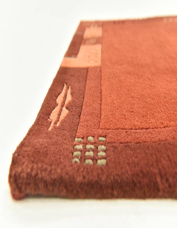 Detail image of  2' 5 x 4' 8  Hand Knotted Nepal Wool Rug